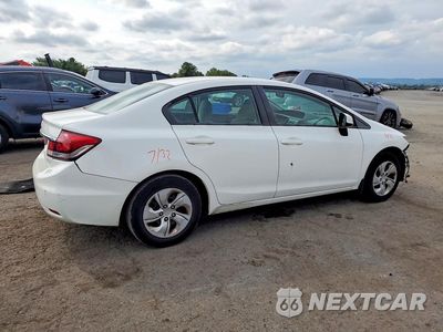 Trzecie zdjęcie samochodu z tyłu: 2013 HONDA CIVIC LX VIN:19XFB2E54DE049154 - miniatura