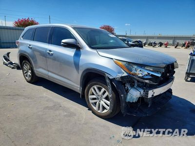 Czwarte zdjęcie samochodu z boku: 2016 TOYOTA HIGHLANDER LE VIN:5TDZKRFH6GS138331 - miniatura