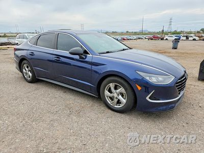 Czwarte zdjęcie samochodu z boku: 2021 HYUNDAI SONATA SE VIN:5NPEG4JA4MH070948 - miniatura