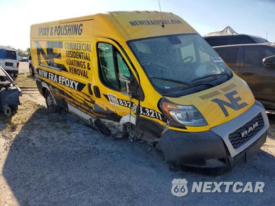 Czwarte zdjęcie samochodu z boku: 2021 RAM PROMASTER 2500 2500 HIGH VIN:3C6ERVDG9ME509069 - miniatura