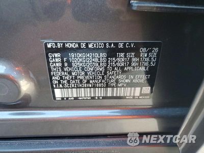 Zdjęcie 13 z 13 samochodu: 2027 HONDA HR-V LX VIN:3CZRZ1H38VM718850 - miniatura