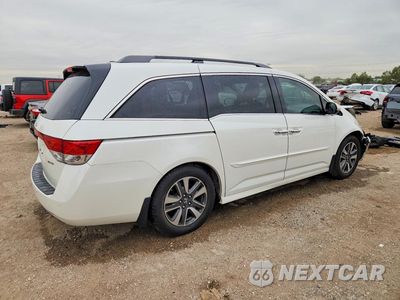 Trzecie zdjęcie samochodu z tyłu: 2014 HONDA ODYSSEY TOURING VIN:5FNRL5H94EB024731 - miniatura