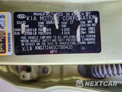Zdjęcie 12 z 12 samochodu: 2012 KIA SOUL + VIN:KNDJT2A65C7389420 - miniatura