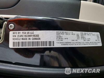 Zdjęcie 13 z 13 samochodu: 2022 CHRYSLER PACIFICA TOURING L VIN:2C4RC1BG9NR195303 - miniatura