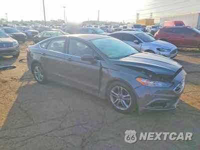 Czwarte zdjęcie samochodu z boku: 2018 FORD FUSION SE VIN:3FA6P0HD5JR255196 - miniatura