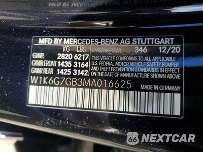 Zdjęcie 13 z 13 samochodu: 2021 MERCEDES-BENZ S 580 4MATIC VIN:W1K6G7GB3MA016625 - miniatura