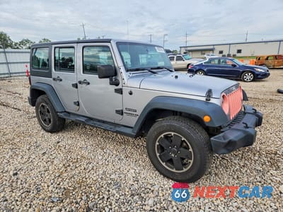 Czwarte zdjęcie samochodu z boku: 2014 JEEP WRANGLER UNLIMITED SPORT VIN:1C4BJWDG4EL306074 - miniatura