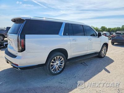 Trzecie zdjęcie samochodu z tyłu: 2024 CADILLAC ESCALADE ESV PREMIUM LUXURY VIN:1GYS4KKL6RR371991 - miniatura