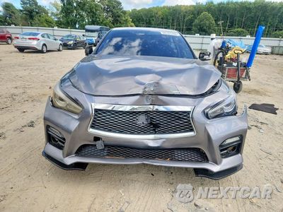 Piąte zdjęcie samochodu w środku: 2014 INFINITI Q50 PREMIUM VIN:JN1BV7AR6EM688556 - miniatura
