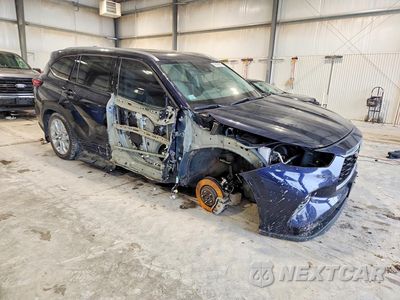 Czwarte zdjęcie samochodu z boku: 2021 TOYOTA HIGHLANDER LIMITED VIN:5TDDZRBH0MS148764 - miniatura