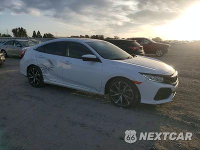 Czwarte zdjęcie samochodu z boku: 2019 HONDA CIVIC SI VIN:2HGFC1E5XKH701348 - miniatura