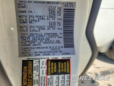Zdjęcie 13 z 13 samochodu: 2025 NISSAN FRONTIER SV VIN:1N6ED1CM6SN631224 - miniatura