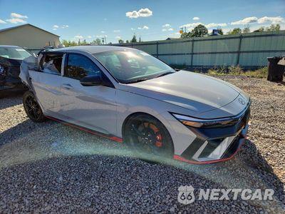 Czwarte zdjęcie samochodu z boku: 2025 HYUNDAI ELANTRA N BASE VIN:KMHLW4DK4SU025893 - miniatura
