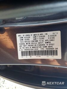Zdjęcie 12 z 12 samochodu: 2013 HONDA ACCORD LX VIN:1HGCR2E33DA118028 - miniatura