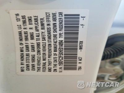 Zdjęcie 12 z 12 samochodu: 2017 HONDA CIVIC LX VIN:19XFC2F5XHE014894 - miniatura