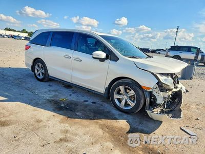 Czwarte zdjęcie samochodu z boku: 2018 HONDA ODYSSEY EXL VIN:5FNRL6H70JB041816 - miniatura