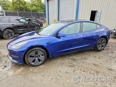 2022 TESLA MODEL 3 5YJ3E1EA8NF370739 - główne zdjęcie licytacji z USA - miniatura