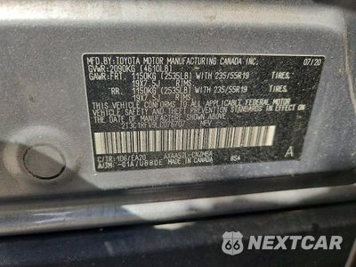 Zdjęcie 13 z 13 samochodu: 2020 TOYOTA RAV4 XLE PREMIUM VIN:2T3C1RFV9LC076707 - miniatura