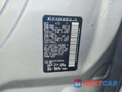 Zdjęcie 13 z 13 samochodu: 2013 NISSAN QUEST 3.5 S VIN:JN8AE2KP1D9069491 - miniatura