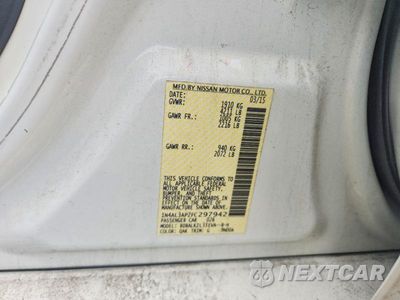Zdjęcie 12 z 12 samochodu: 2015 NISSAN ALTIMA 2.5 SV VIN:1N4AL3AP2FC297942 - miniatura