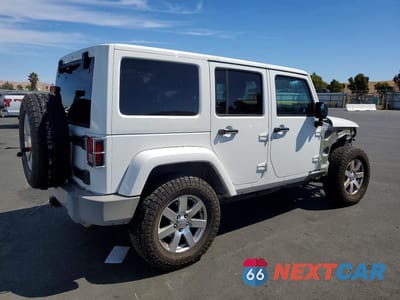 Trzecie zdjęcie samochodu z tyłu: 2013 JEEP WRANGLER UNLIMITED SAHARA VIN:1C4BJWEG0DL647257 - miniatura