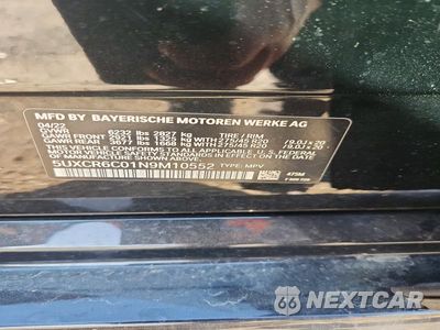 Zdjęcie 13 z 13 samochodu: 2022 BMW X5 XDRIVE40I VIN:5UXCR6C01N9M10552 - miniatura
