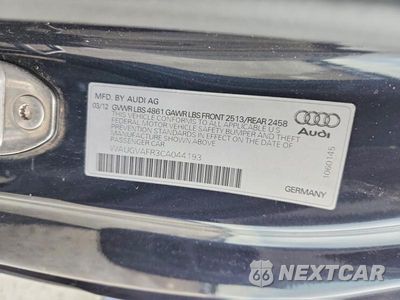 Zdjęcie 12 z 12 samochodu: 2012 AUDI S5 PREMIUM PLUS VIN:WAUGVAFR3CA044193 - miniatura