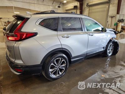Trzecie zdjęcie samochodu z tyłu: 2020 HONDA CR-V EX VIN:2HKRW2H53LH697558 - miniatura