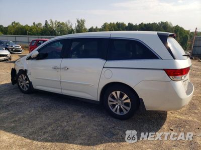 Drugie zdjęcie samochodu z przodu: 2017 HONDA ODYSSEY EXL VIN:5FNRL5H67HB016911 - miniatura
