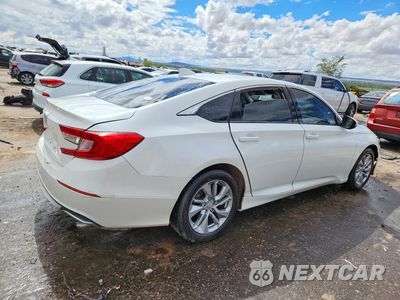 Trzecie zdjęcie samochodu z tyłu: 2018 HONDA ACCORD LX VIN:1HGCV1F18JA087017 - miniatura