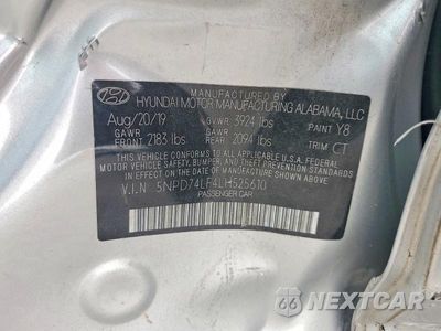 Zdjęcie 12 z 12 samochodu: 2020 HYUNDAI ELANTRA SE VIN:5NPD74LF4LH525610 - miniatura