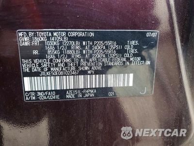 Zdjęcie 13 z 13 samochodu: 2008 TOYOTA SCION VIN:JTLKE50E081023467 - miniatura