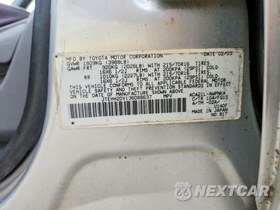 Zdjęcie 13 z 13 samochodu: 2003 TOYOTA RAV4 BASE VIN:JTEHH20V136088637 - miniatura