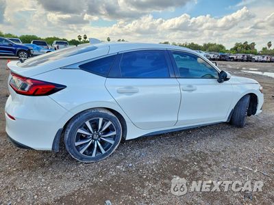 Trzecie zdjęcie samochodu z tyłu: 2022 HONDA CIVIC EXL VIN:19XFL1H73NE022680 - miniatura