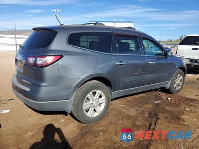 Trzecie zdjęcie samochodu z tyłu: 2013 CHEVROLET TRAVERSE LT VIN:1GNKVJKD5DJ137989 - miniatura