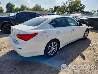 Trzecie zdjęcie samochodu z tyłu: 2014 INFINITI Q50 PREMIUM VIN:JN1BV7AP1EM678449 - miniatura