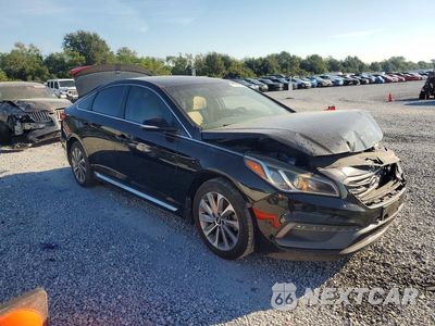 Czwarte zdjęcie samochodu z boku: 2017 HYUNDAI SONATA SPORT VIN:5NPE34AF9HH485079 - miniatura