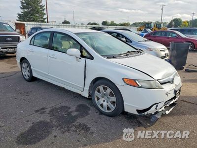 Czwarte zdjęcie samochodu z boku: 2007 HONDA CIVIC LX VIN:1HGFA16537L017546 - miniatura