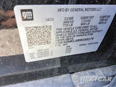 Zdjęcie 13 z 13 samochodu: 2024 GMC YUKON XL K1500 AT4 VIN:1GKS2HKL6RR249179 - miniatura