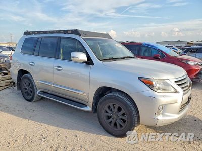 Czwarte zdjęcie samochodu z boku: 2014 LEXUS LX 570 VIN:JTJHY7AX0E4154950 - miniatura