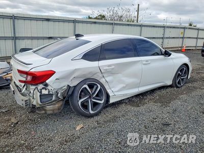 Trzecie zdjęcie samochodu z tyłu: 2022 HONDA ACCORD SPORT VIN:1HGCV2F30NA004029 - miniatura