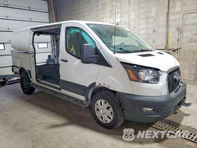 Czwarte zdjęcie samochodu z boku: 2025 FORD TRANSIT T-250 LOW ROOF DELIVERY VAN VIN:1FTBR1Y88SKA78340 - miniatura