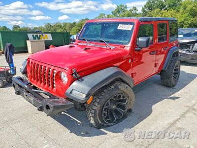 2018 JEEP WRANGLER UNLIMITED SPORT 1C4HJXDG7JW113457 - główne zdjęcie licytacji z USA - miniatura