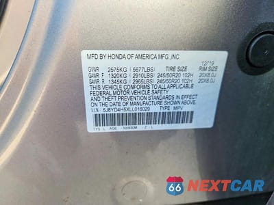 Zdjęcie 13 z 13 samochodu: 2020 ACURA MDX TECHNOLOGY VIN:5J8YD4H5XLL016029 - miniatura