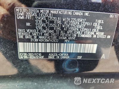 Zdjęcie 13 z 13 samochodu: 2011 TOYOTA RAV4 BASE VIN:2T3BF4DV3BW142832 - miniatura