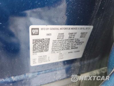 Zdjęcie 13 z 13 samochodu: 2021 CHEVROLET EQUINOX LT VIN:3GNAXUEV3ML384593 - miniatura