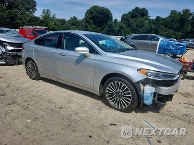 Czwarte zdjęcie samochodu z boku: 2018 FORD FUSION TITANIUM VIN:3FA6P0RU9JR247259 - miniatura