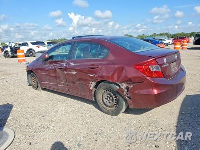 Drugie zdjęcie samochodu z przodu: 2012 HONDA CIVIC LX VIN:2HGFB2F52CH579318 - miniatura