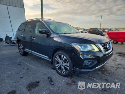 Czwarte zdjęcie samochodu z boku: 2019 NISSAN PATHFINDER PLATINUM VIN:5N1DR2MN3KC649331 - miniatura