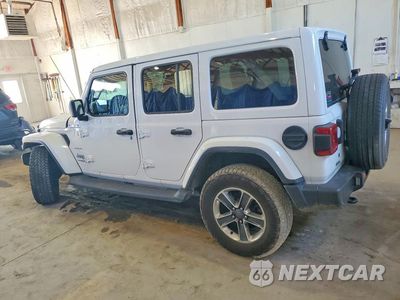 Drugie zdjęcie samochodu z przodu: 2018 JEEP WRANGLER UNLIMITED SAHARA VIN:1C4HJXEG6JW297742 - miniatura